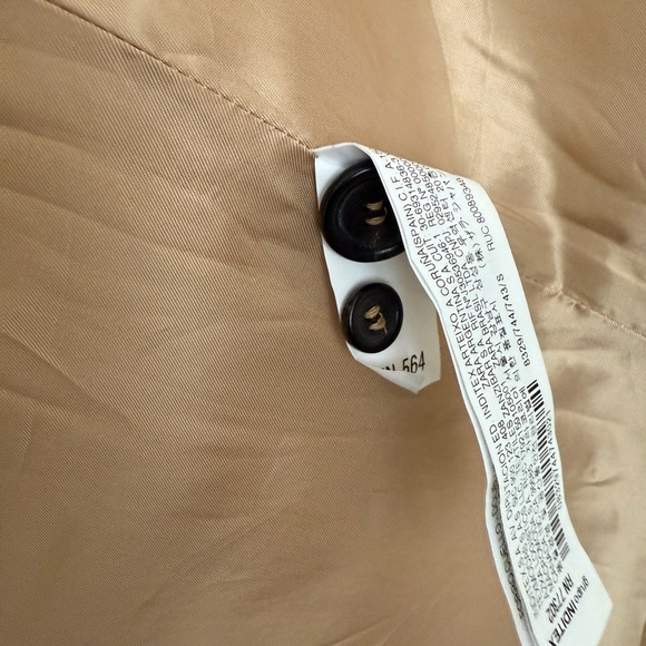 NWT Tan Overcoat. Italian wool - Picture 4 of 5